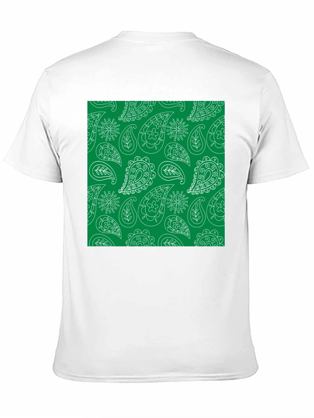 Paisley Print Tee - Black
