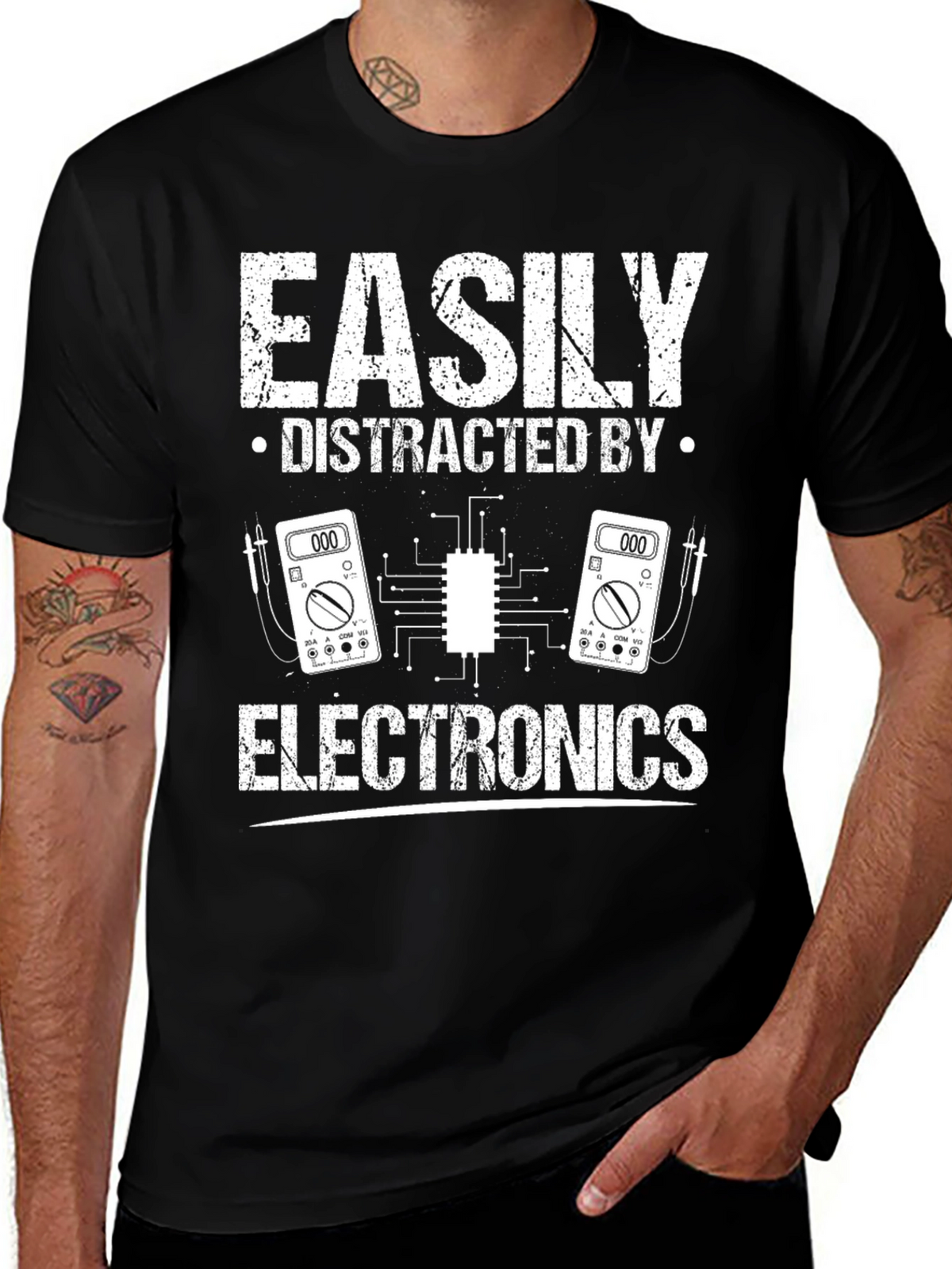 Easily Distracted by Electronics T-Shirt