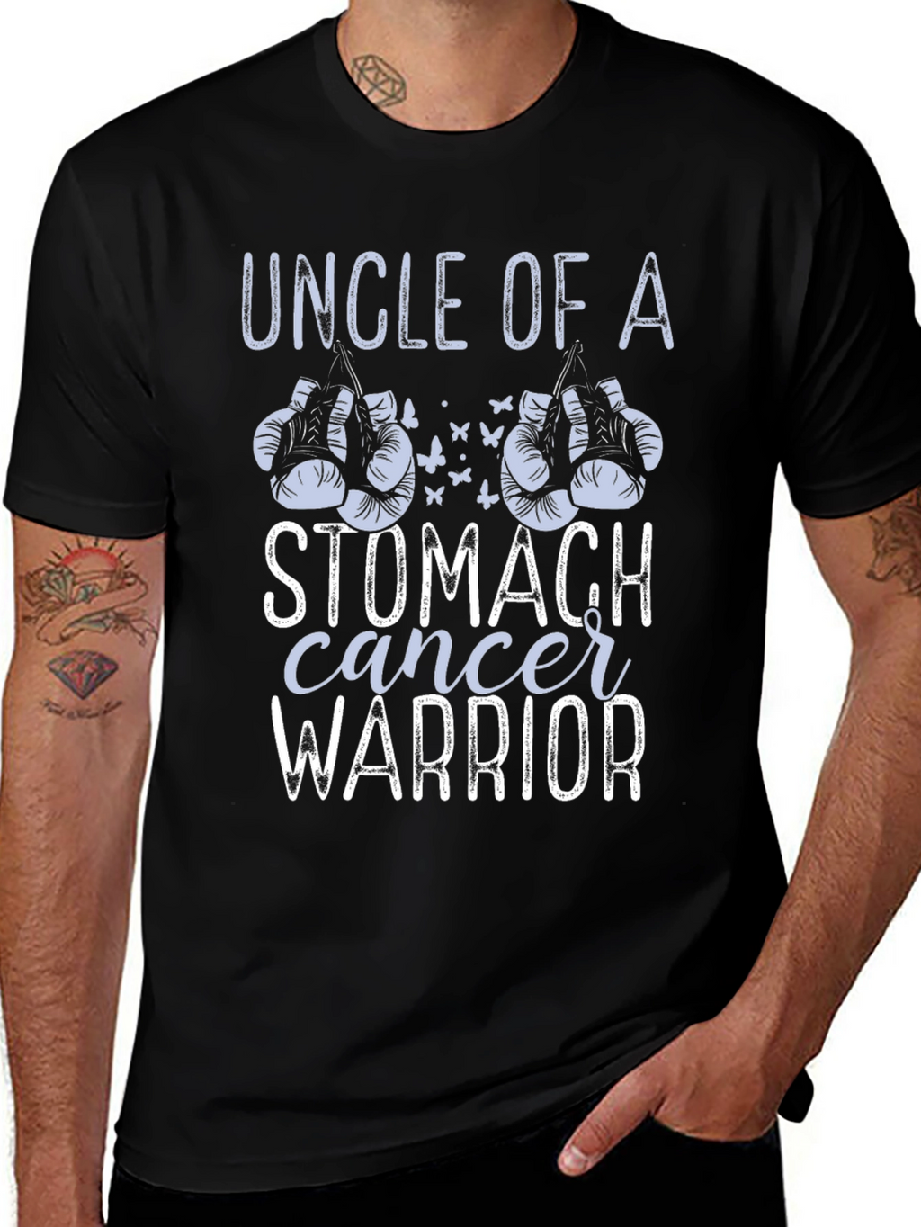 Uncle of a Stomach Cancer Warrior T-Shirt