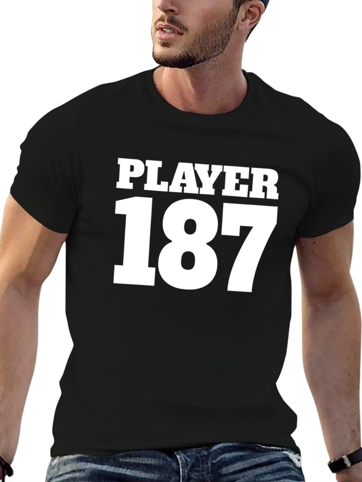 Player 187 T-Shirt - Bold Statement Tee
