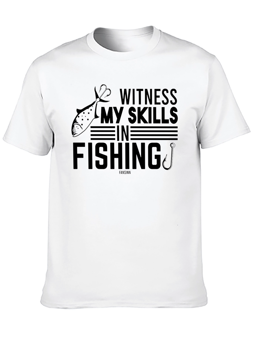 Witness My Skills In Fishing Graphic T-Shirt
