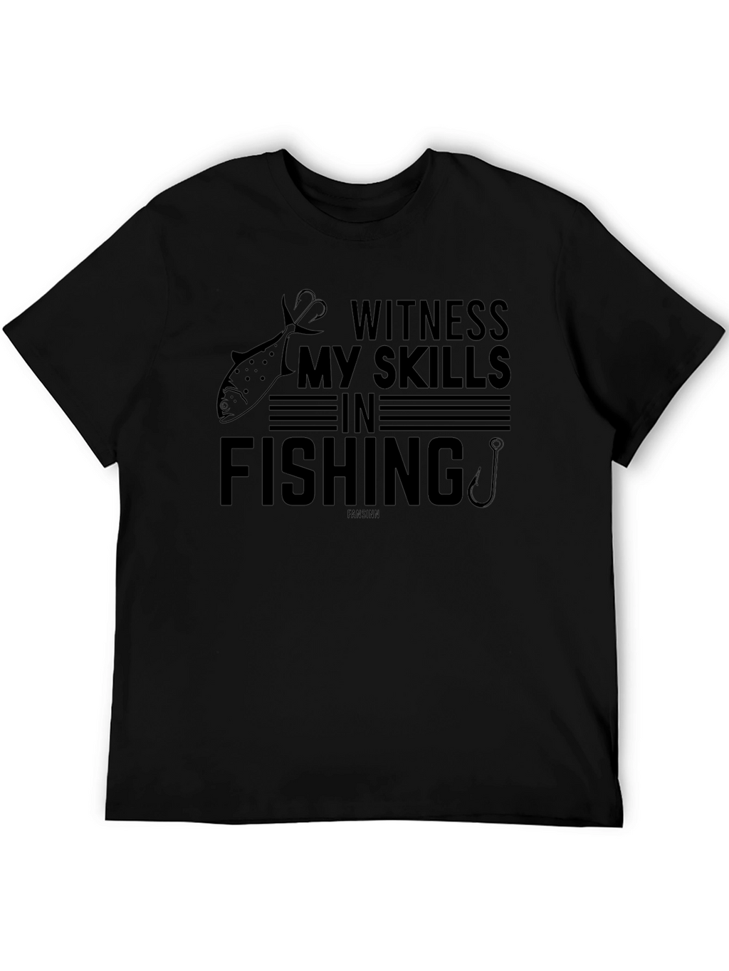 Witness My Skills In Fishing Graphic T-Shirt