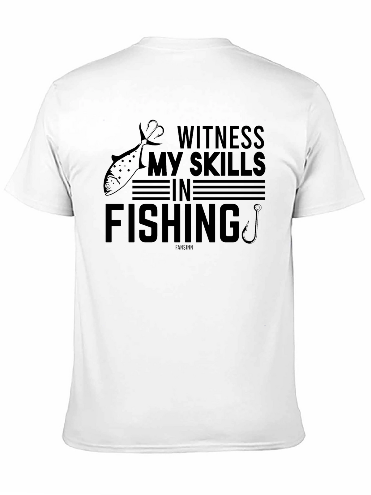 Witness My Skills In Fishing Graphic T-Shirt