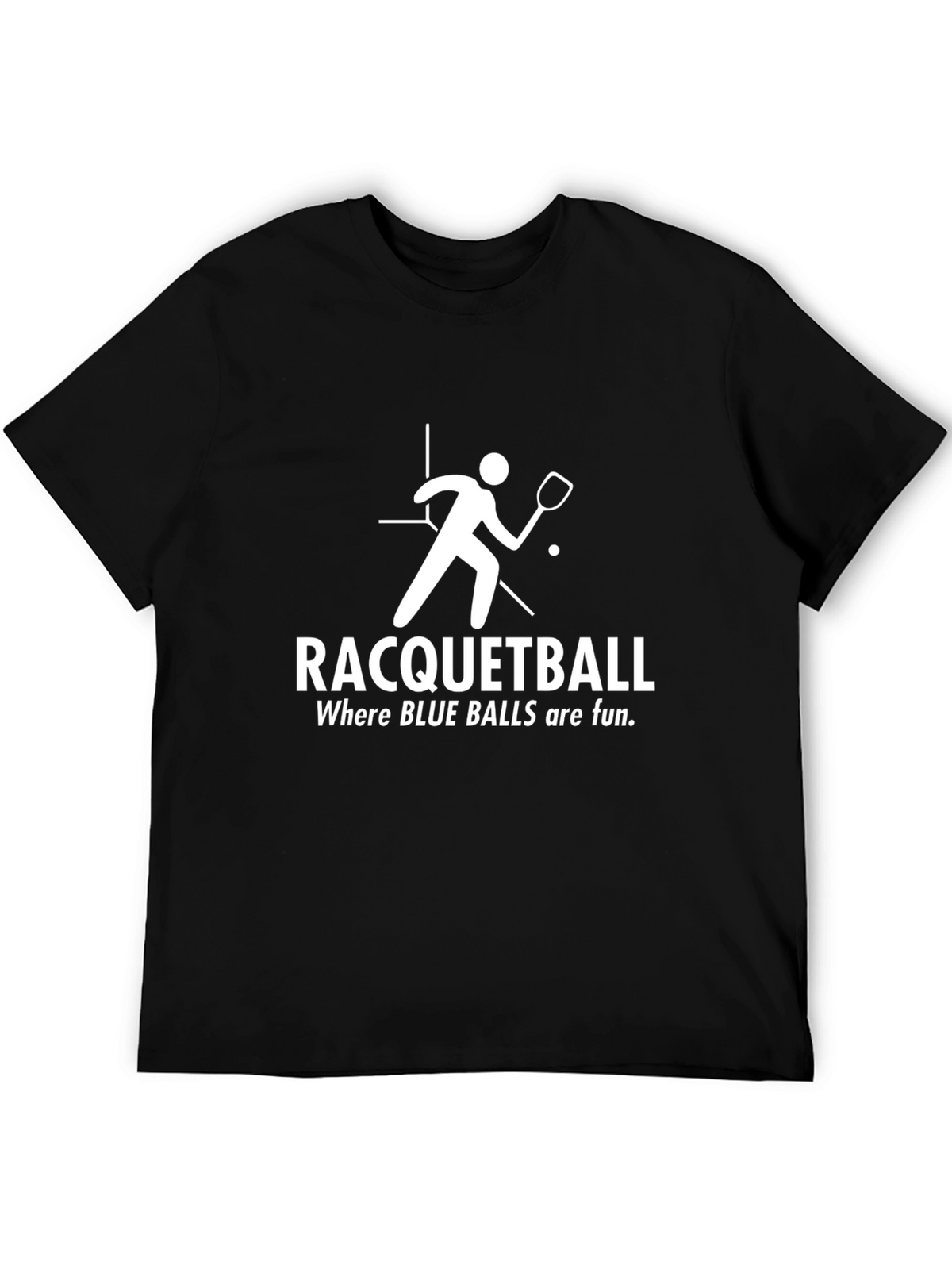 Racquetball Fun Graphic T-Shirt