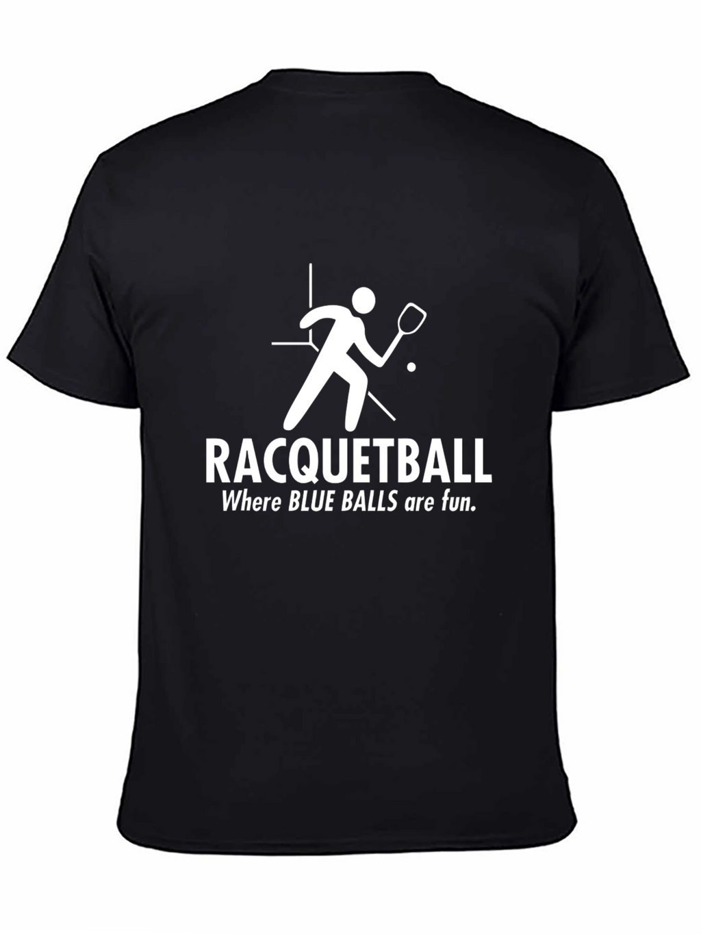 Racquetball Fun Graphic T-Shirt