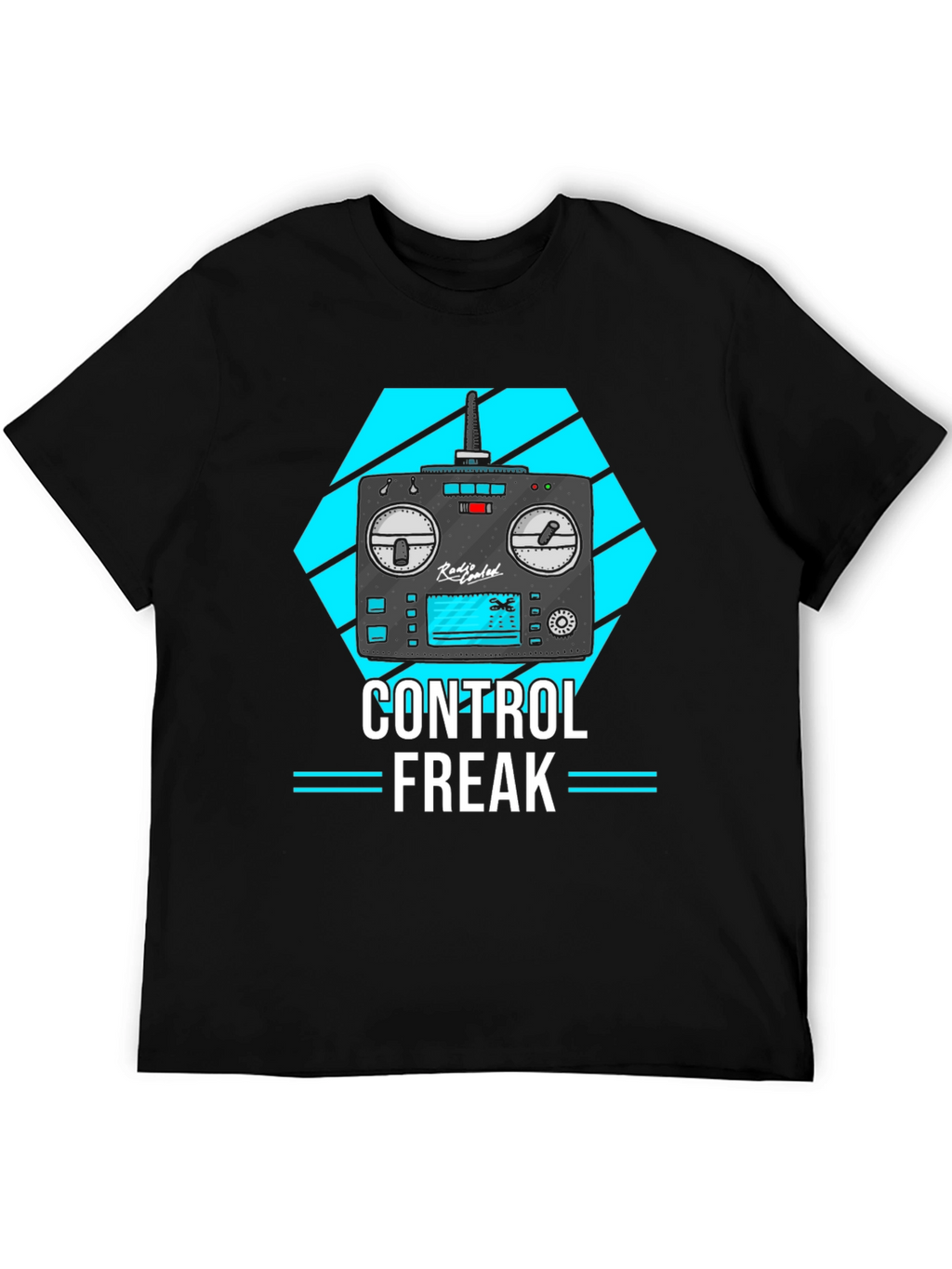 Control Freak T-Shirt - Black Graphic Tee