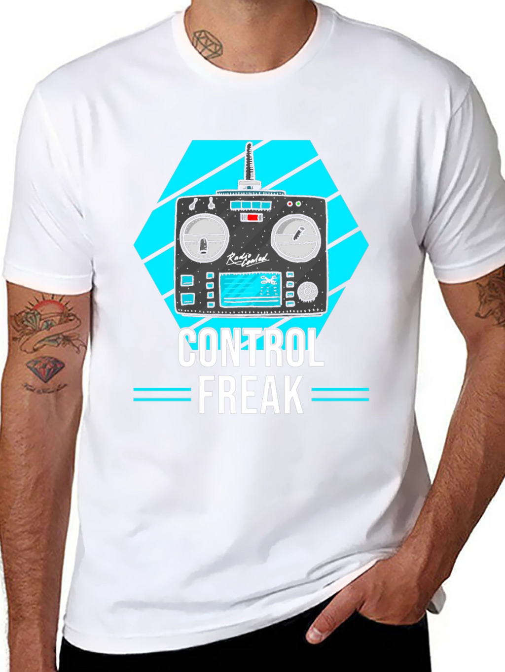 Control Freak T-Shirt - Black Graphic Tee