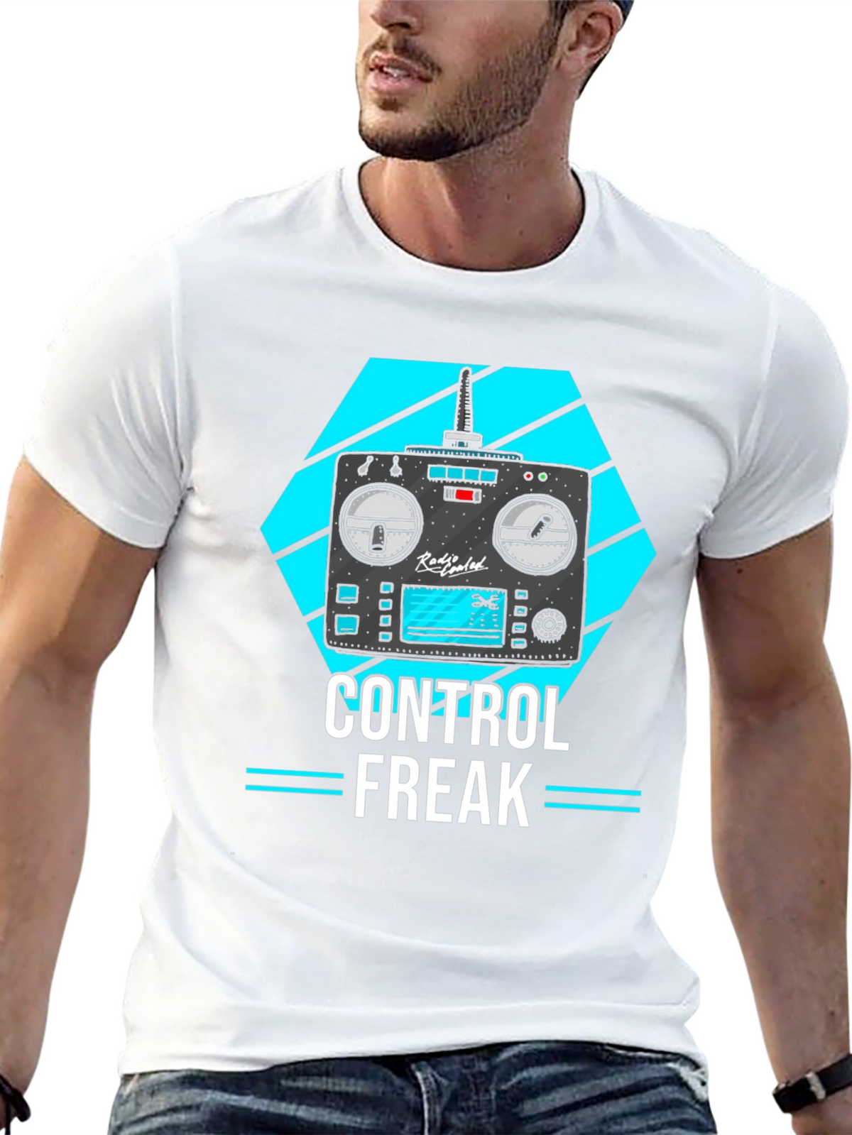 Control Freak T-Shirt - Black Graphic Tee