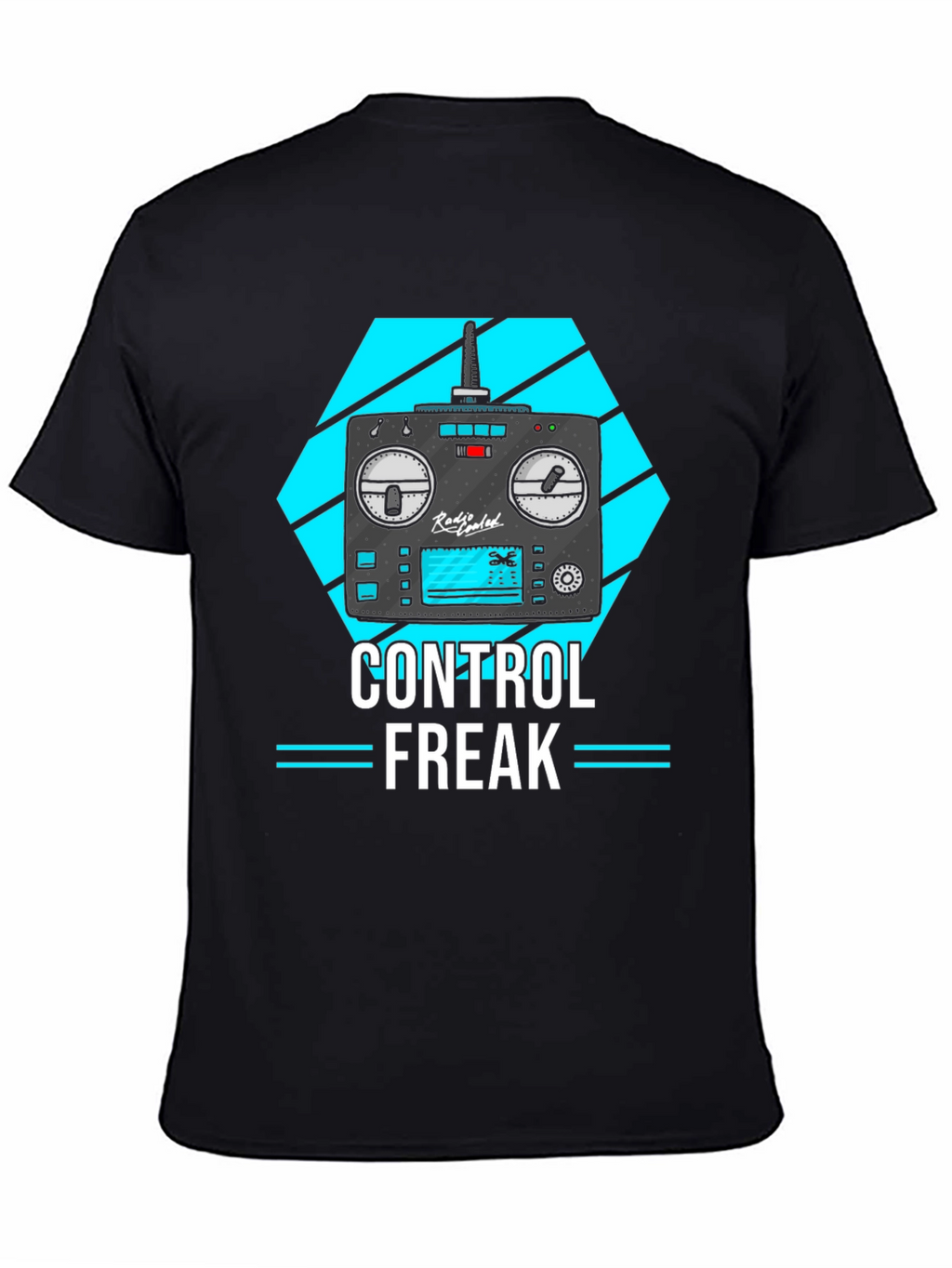 Control Freak T-Shirt - Black Graphic Tee