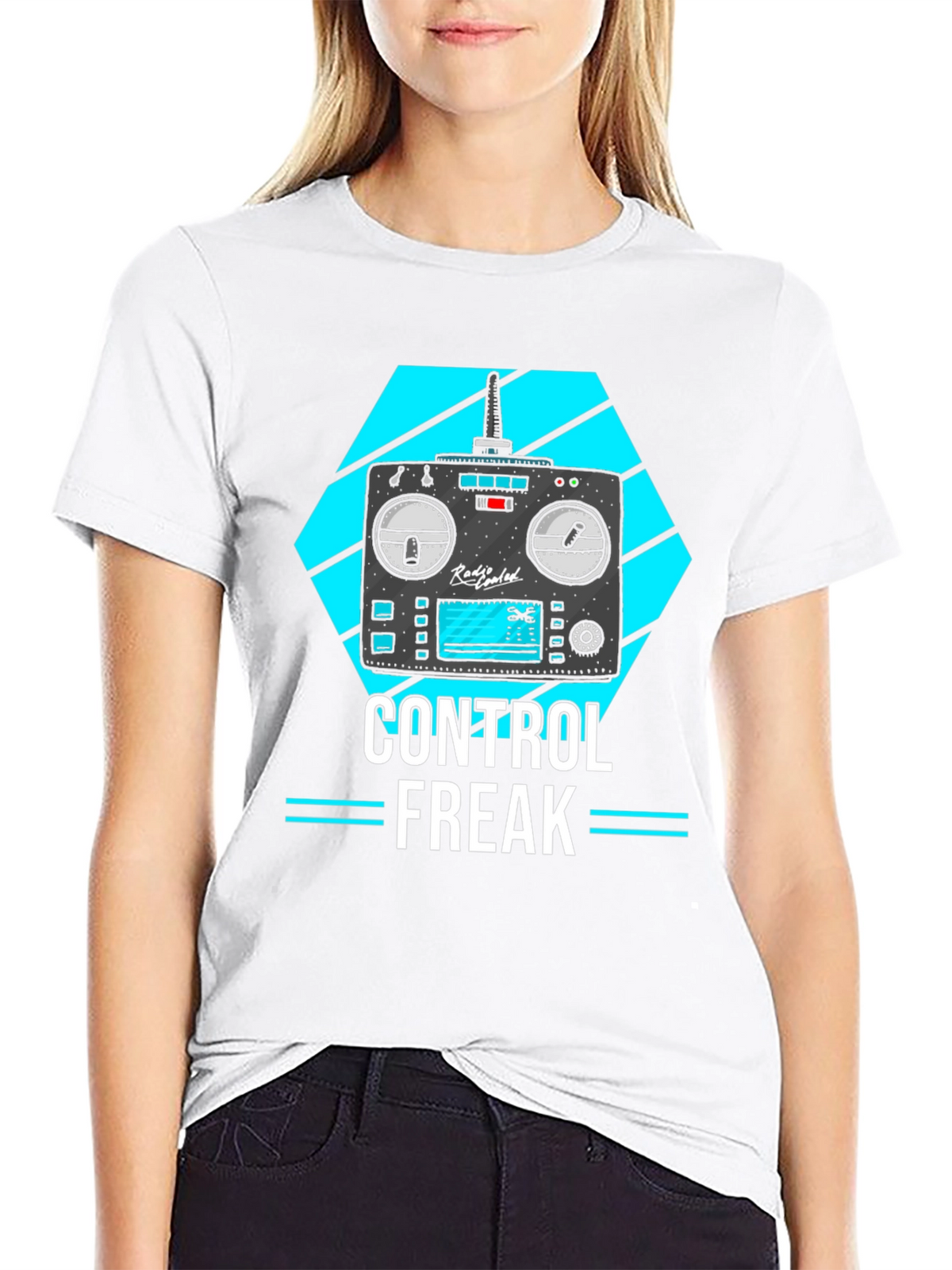 Control Freak T-Shirt - Black Graphic Tee