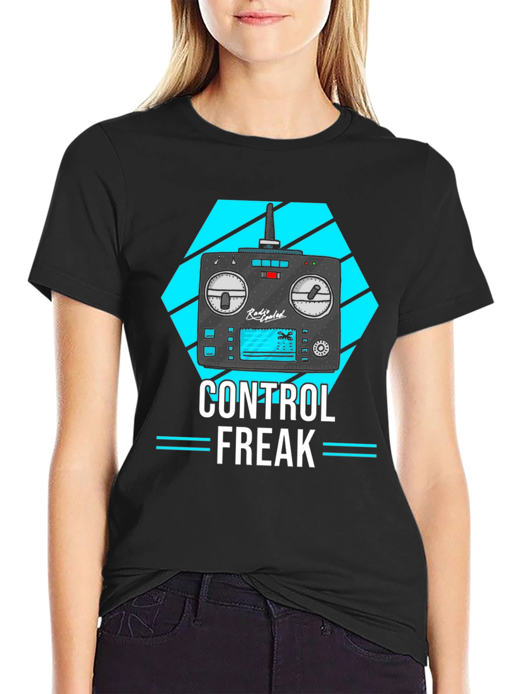 Control Freak T-Shirt - Black Graphic Tee