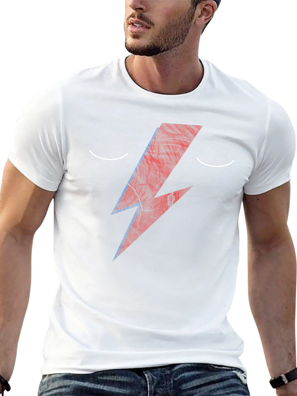 David Bowie Inspired Graphic T-Shirt - Black