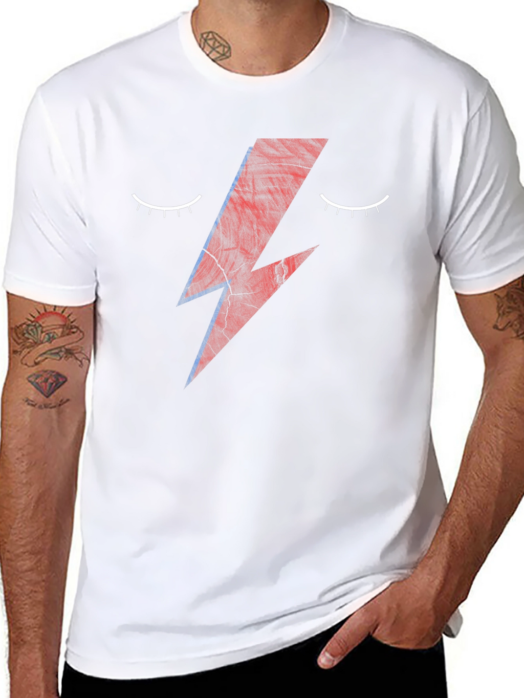 David Bowie Inspired Graphic T-Shirt - Black