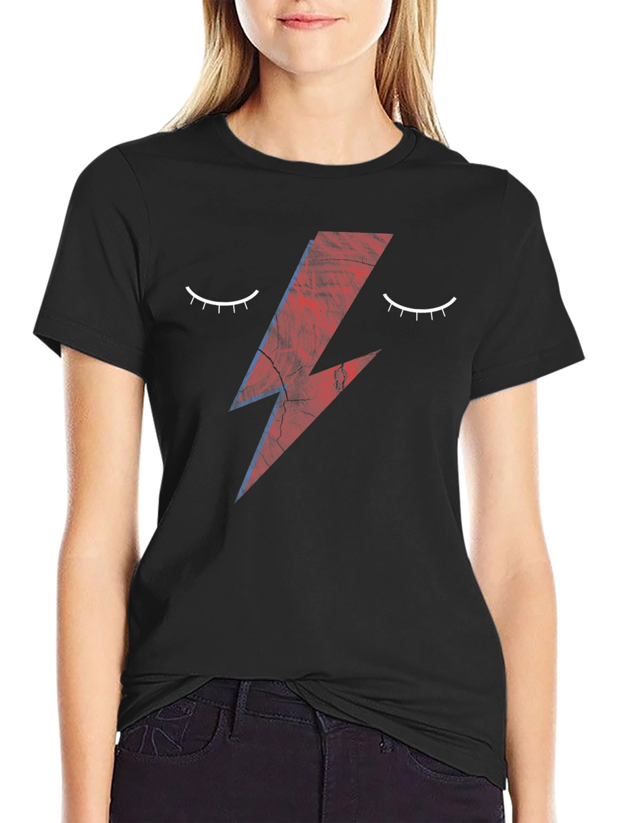 David Bowie Inspired Graphic T-Shirt - Black