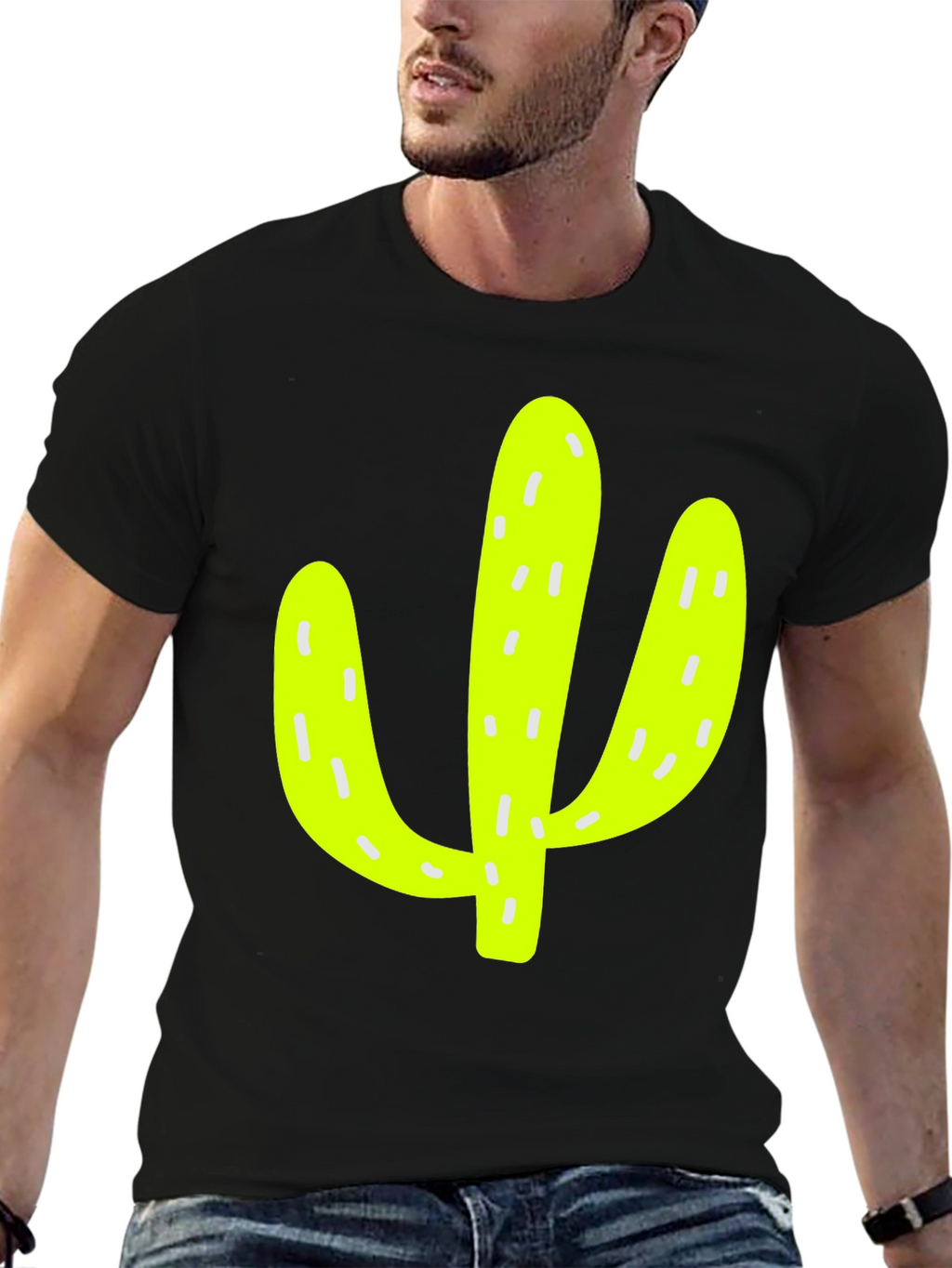 Cactus Graphic Tee - Modern Style