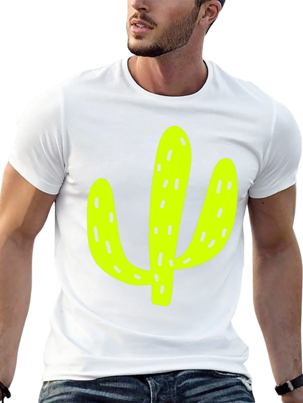 Cactus Graphic Tee - Modern Style