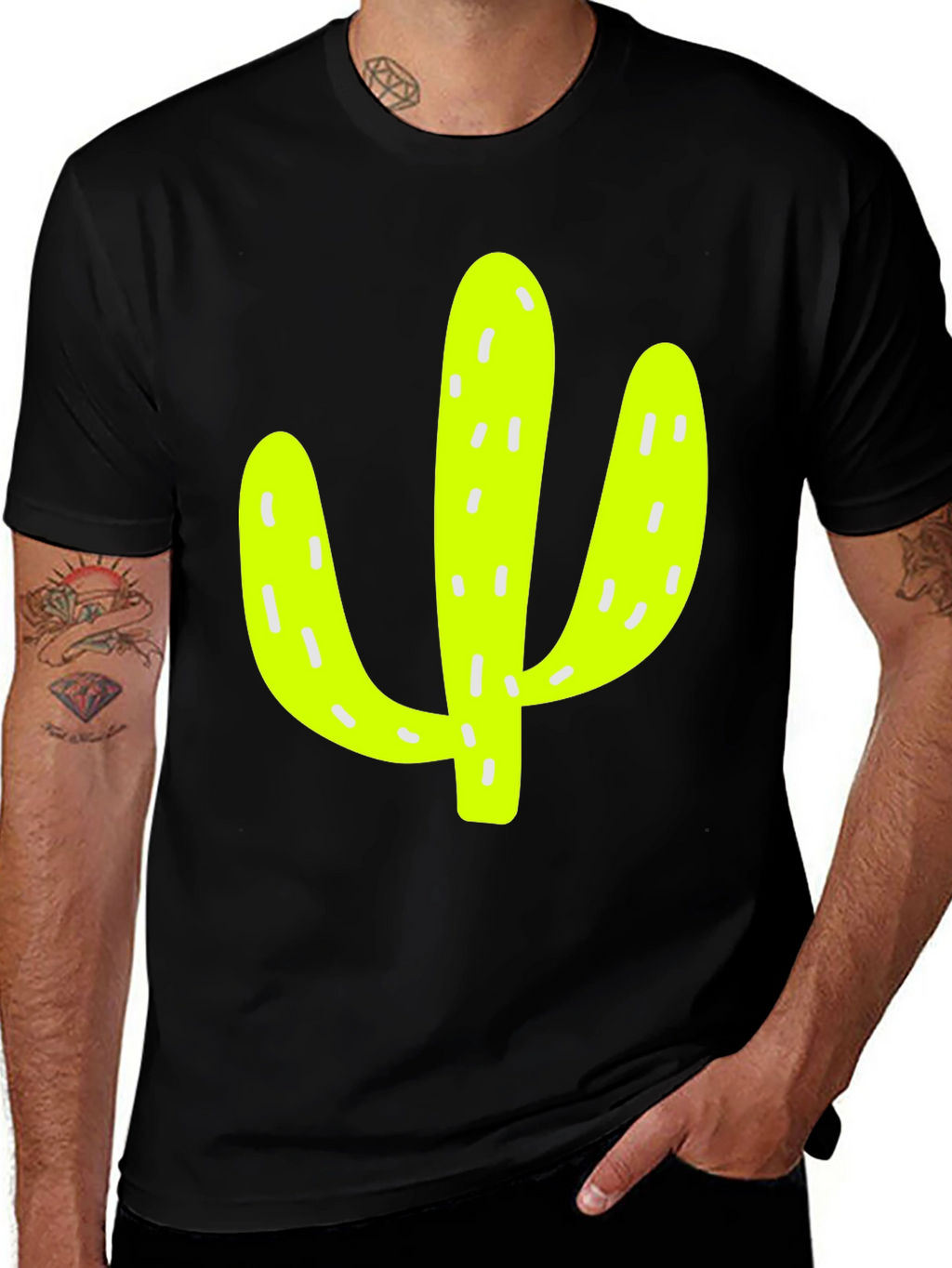 Cactus Graphic Tee - Modern Style