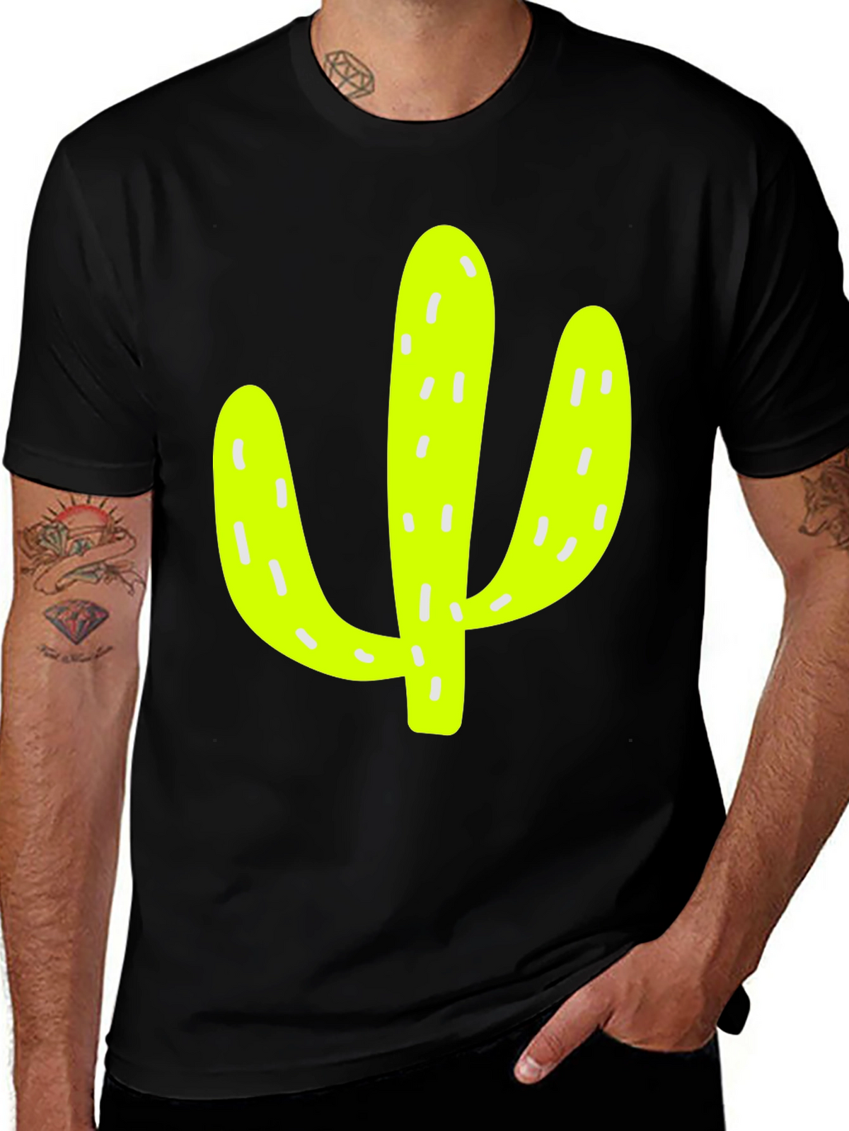 Cactus Graphic Tee - Modern Style