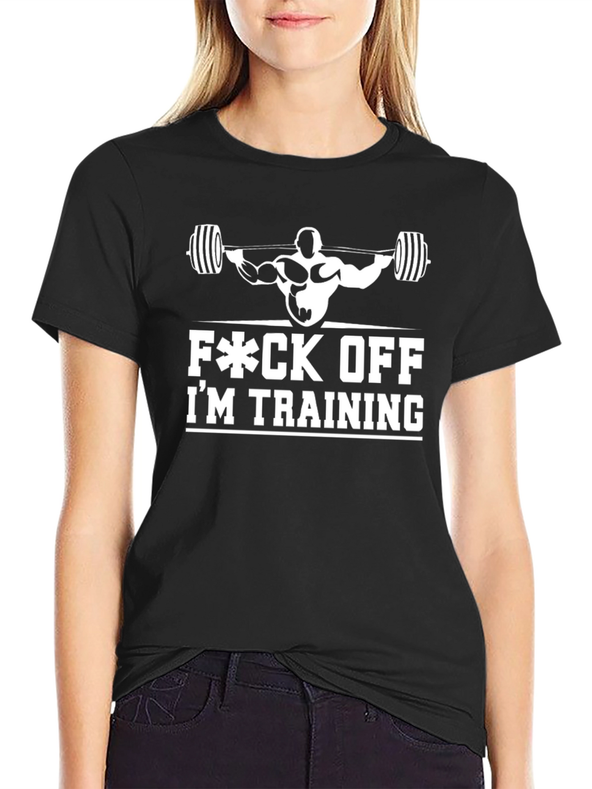 Funny Gym T-Shirt - F*ck Off Im Training