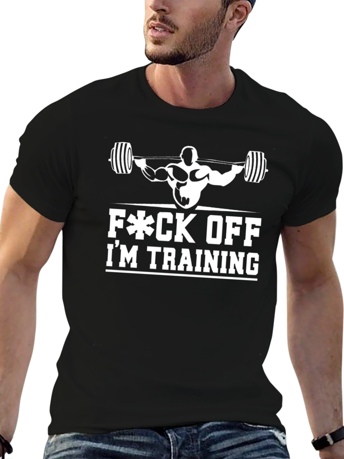 Funny Gym T-Shirt - F*ck Off Im Training