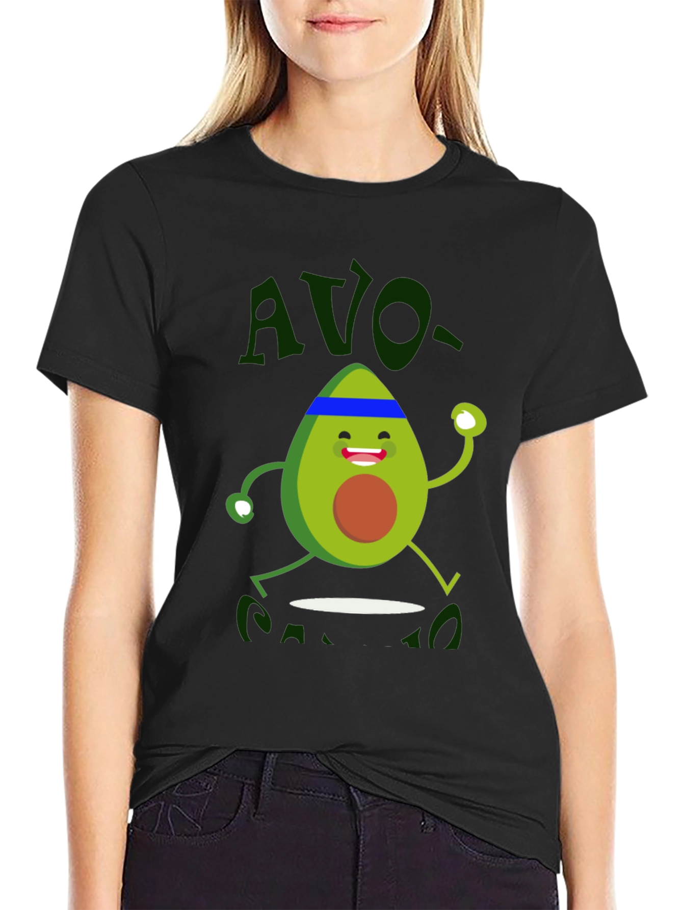 Avo-Cardio T-Shirt - Workout Avocado Graphic Tee