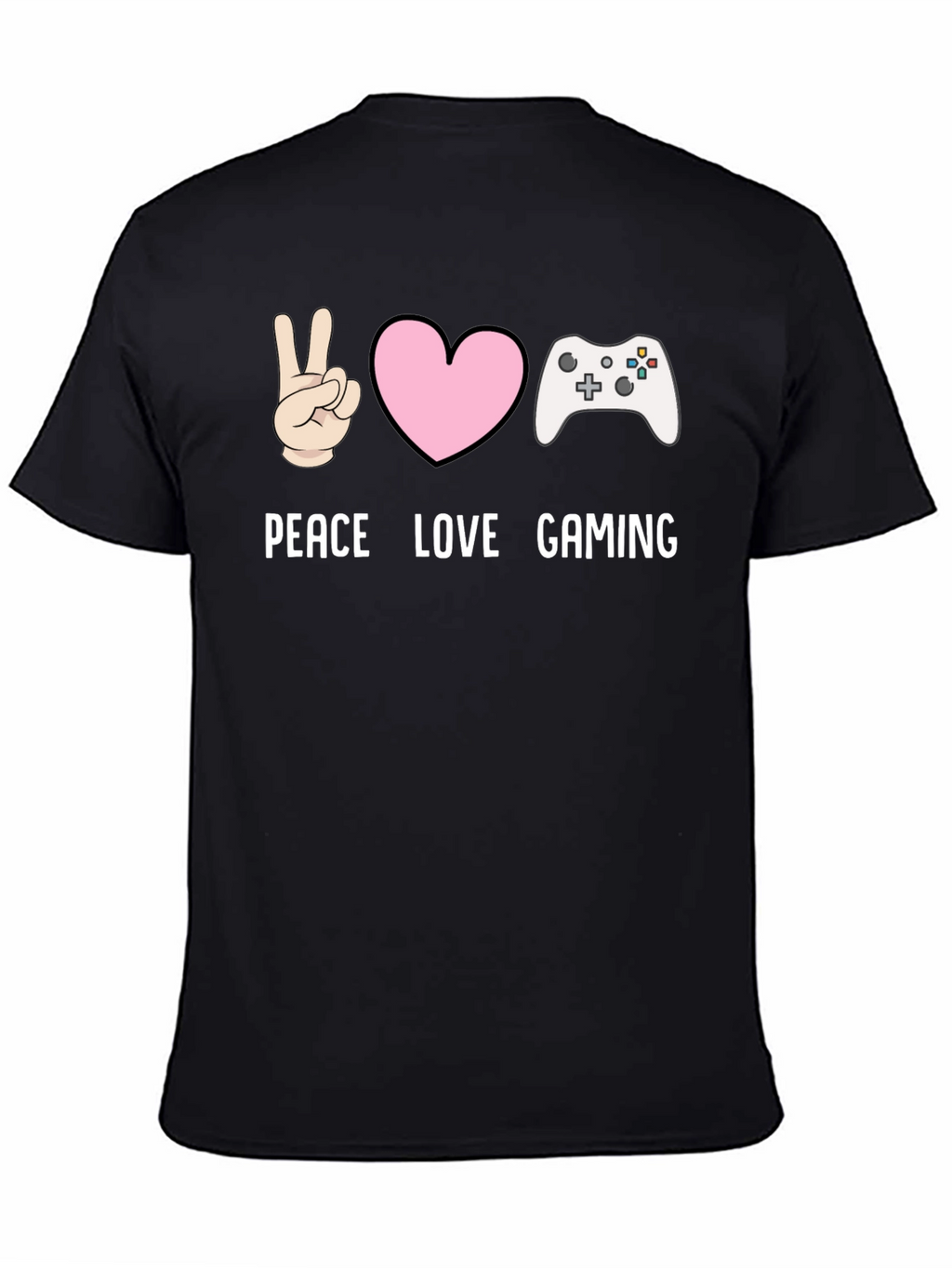 Peace Love Gaming T-Shirt - Gamer Tee