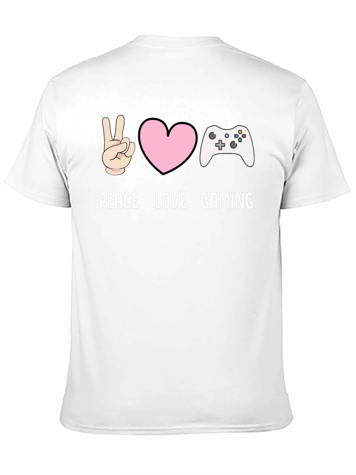 Peace Love Gaming T-Shirt - Gamer Tee