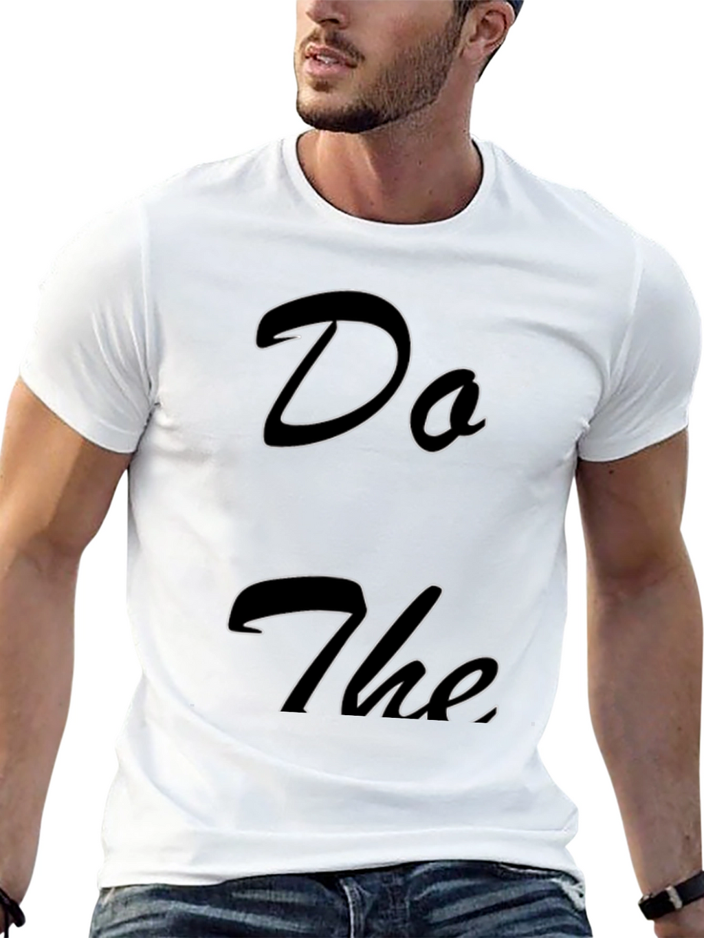 Do The T-Shirt - Stylish Black Cotton Tee