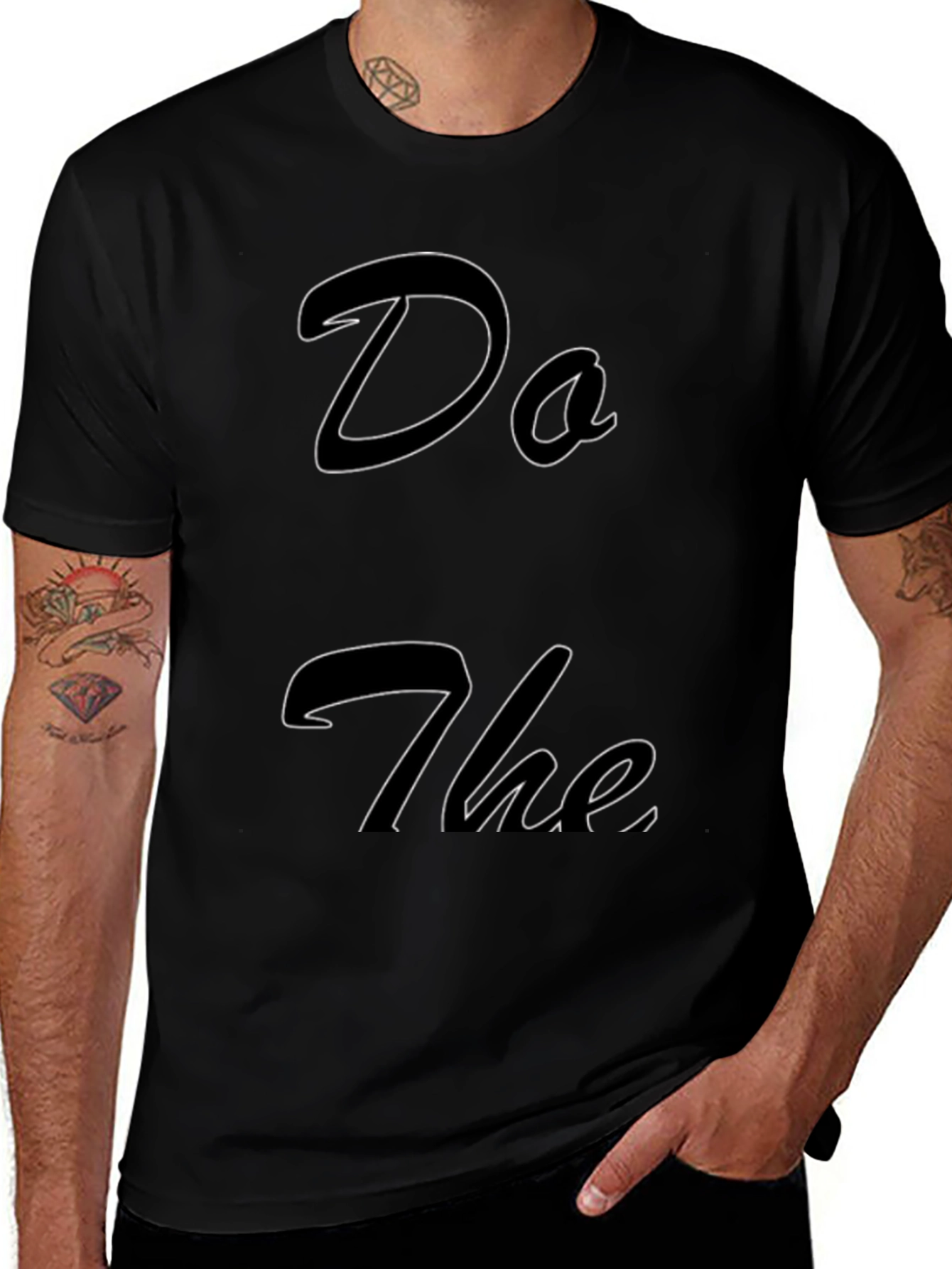 Do The T-Shirt - Stylish Black Cotton Tee