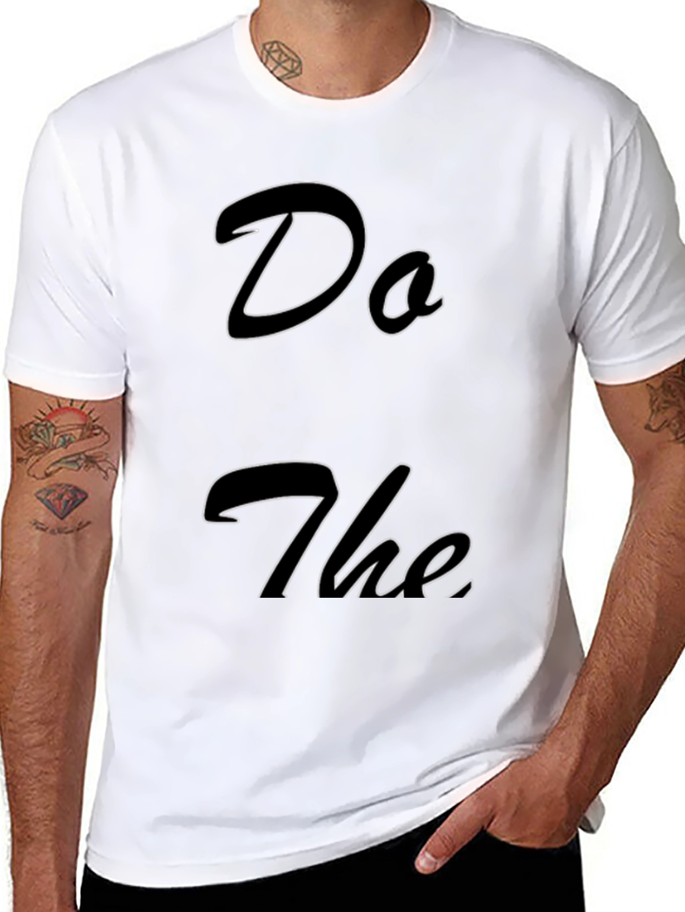 Do The T-Shirt - Stylish Black Cotton Tee