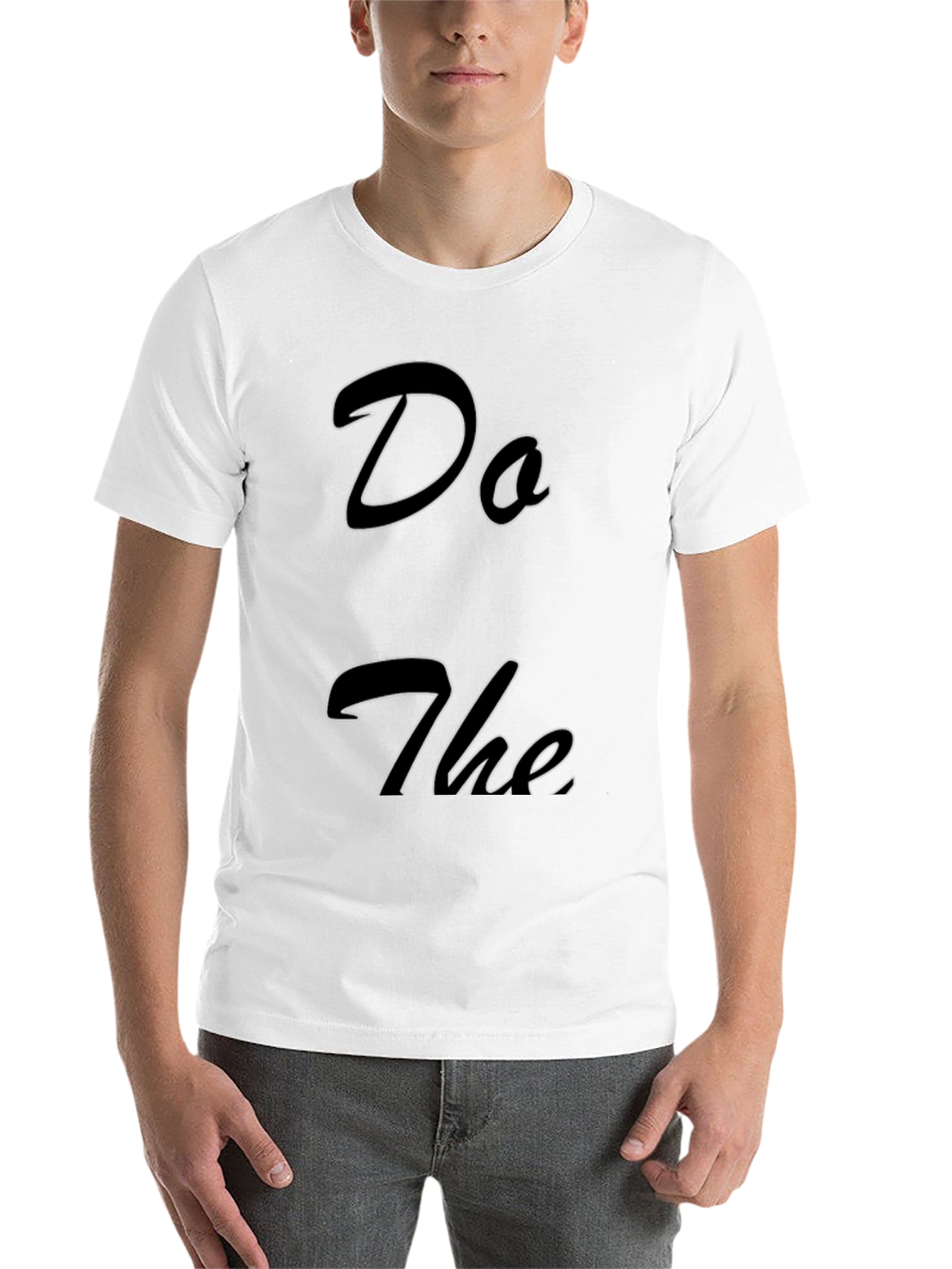 Do The T-Shirt - Stylish Black Cotton Tee