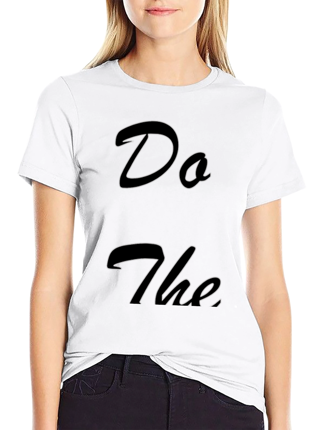 Do The T-Shirt - Stylish Black Cotton Tee