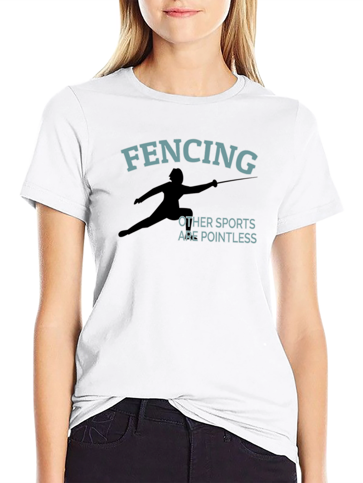 Fencing Pointless Sports T-Shirt