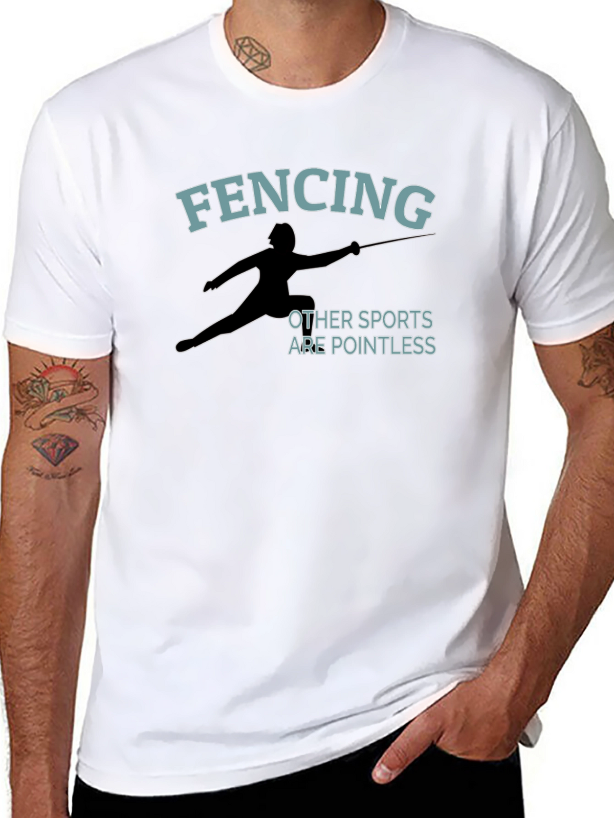 Fencing Pointless Sports T-Shirt