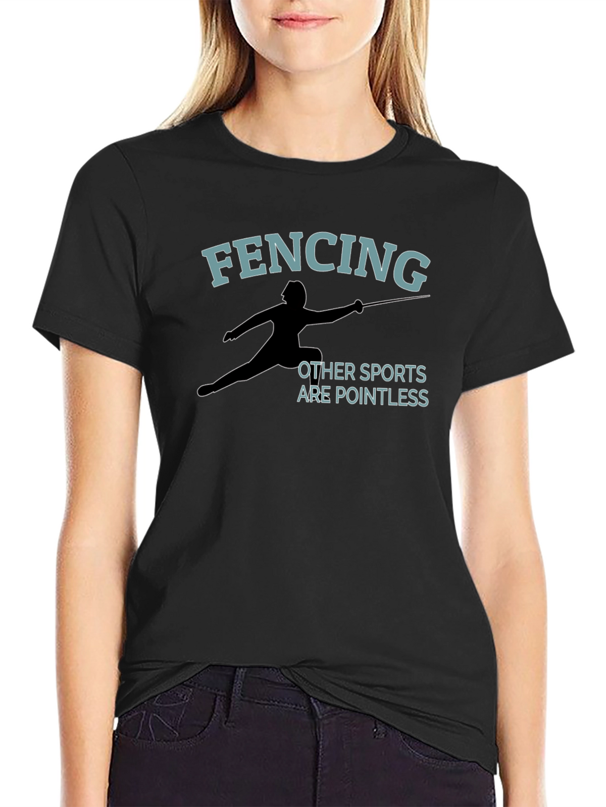 Fencing Pointless Sports T-Shirt