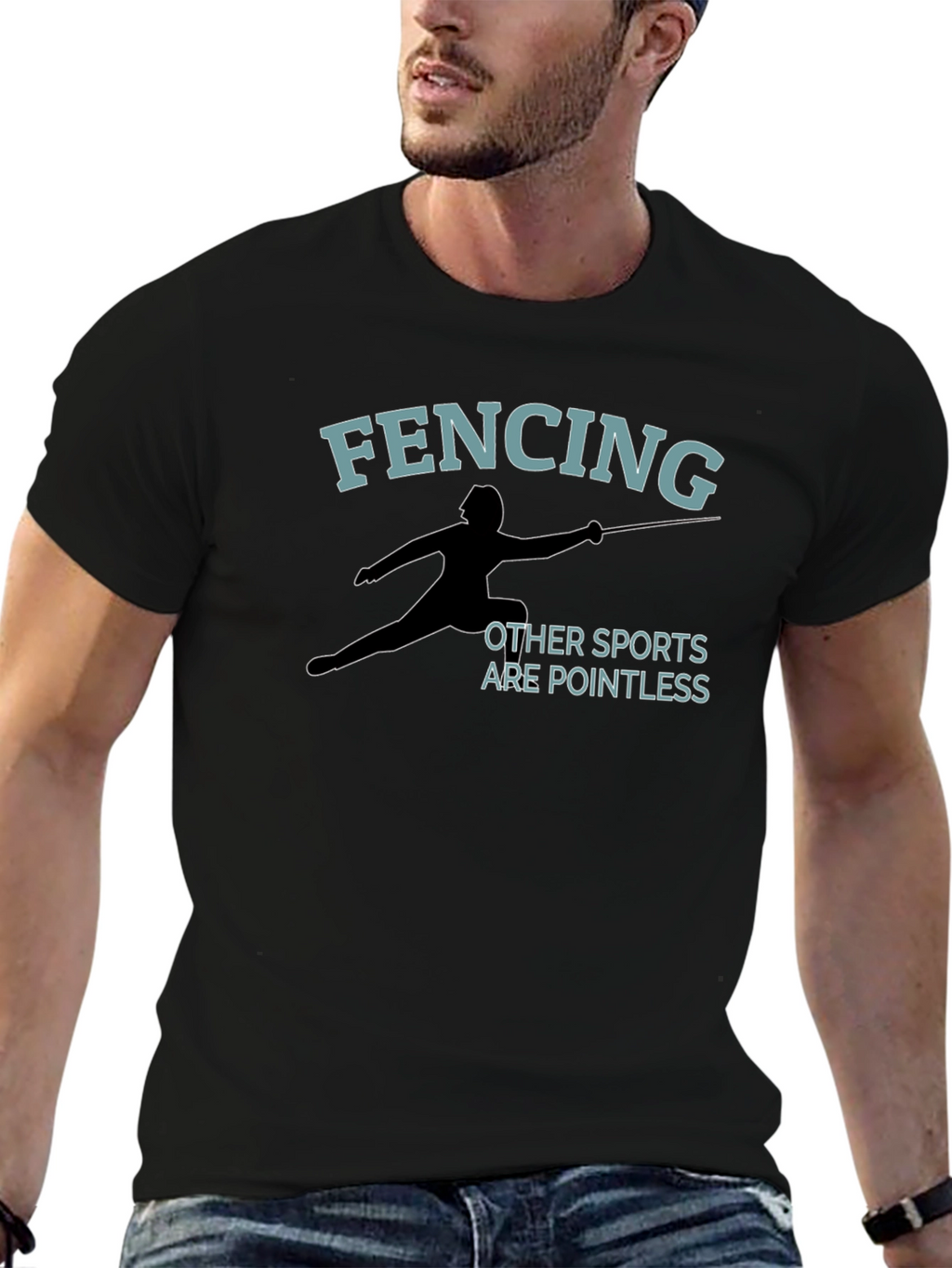 Fencing Pointless Sports T-Shirt