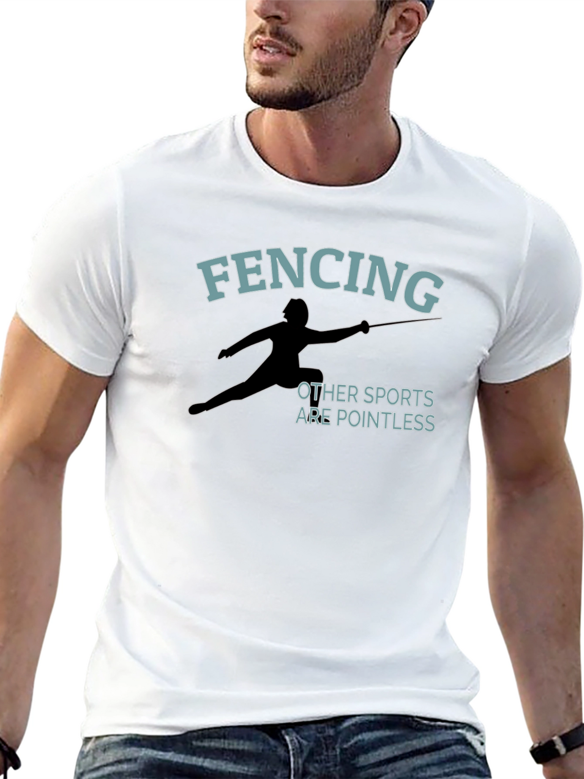 Fencing Pointless Sports T-Shirt