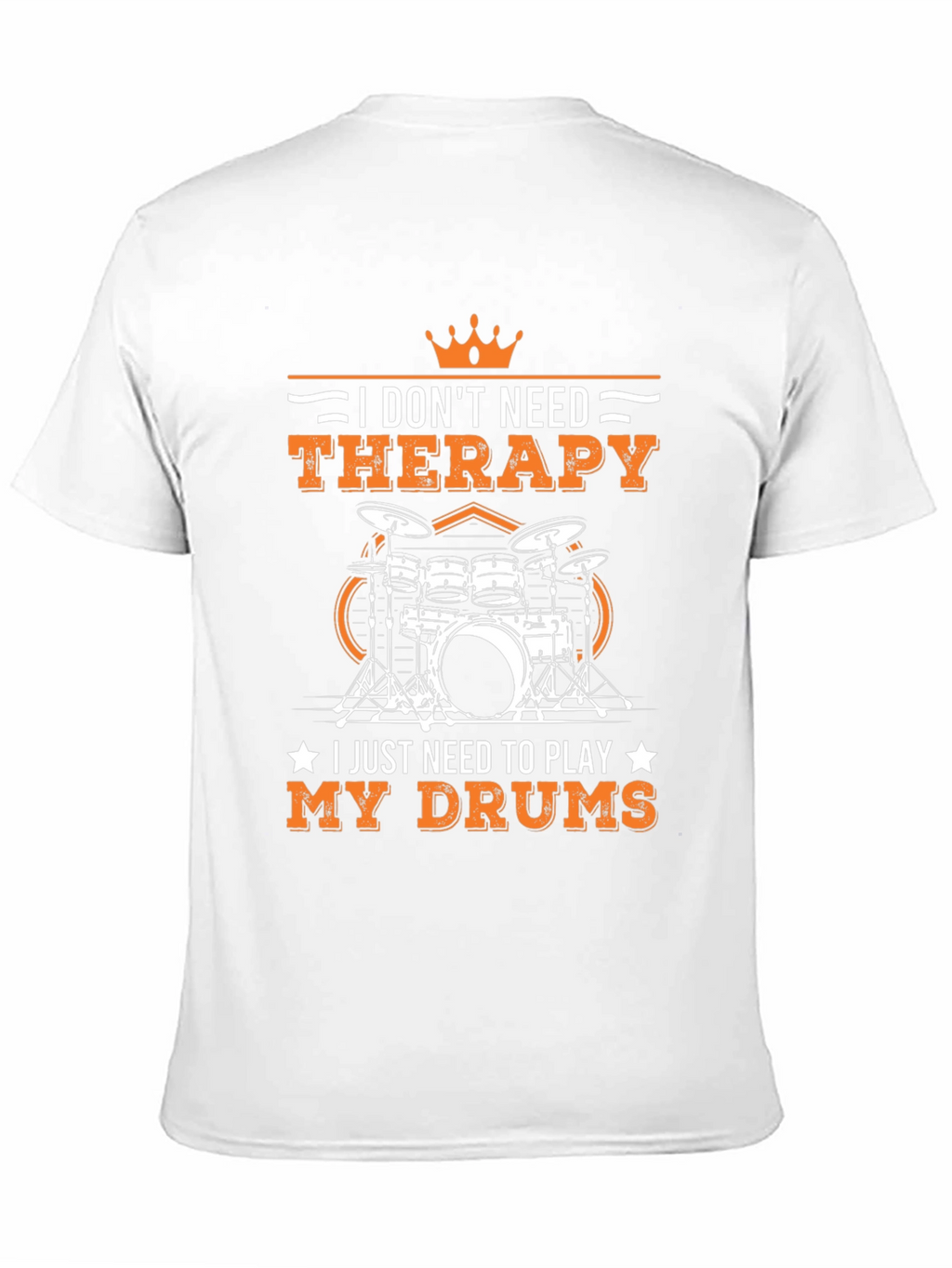 Drummer Therapy T-Shirt - Music Lover Tee
