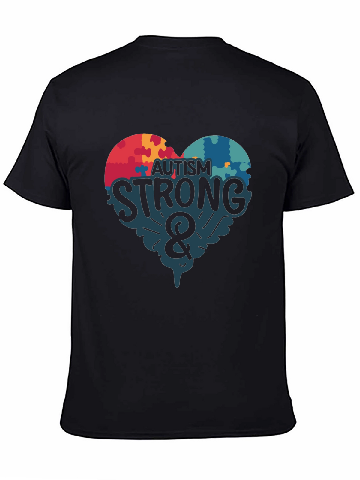 Autism Strong Graphic T-Shirt