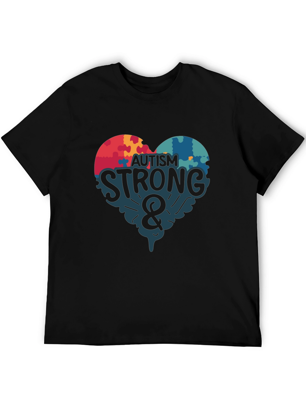 Autism Strong Graphic T-Shirt