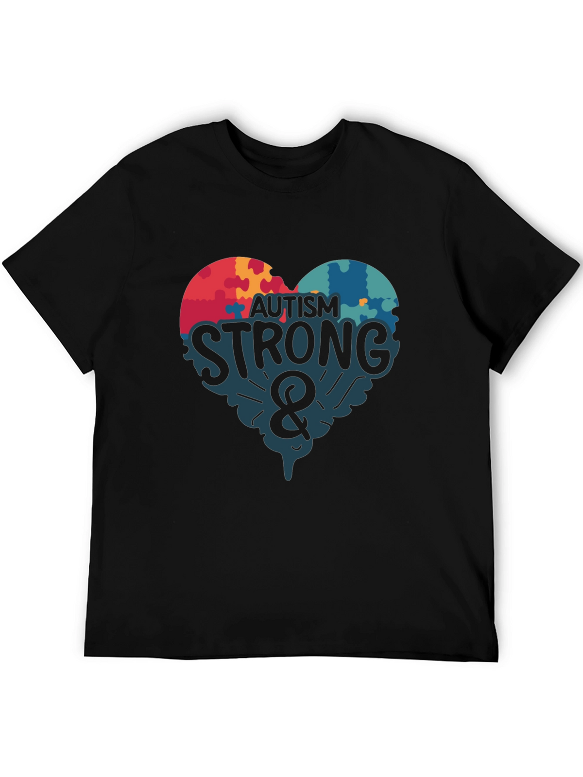 Autism Strong Graphic T-Shirt