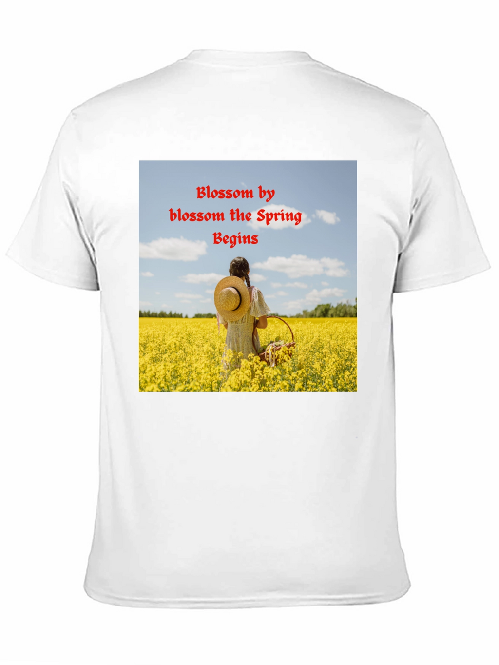 Blossom Spring Black T-Shirt