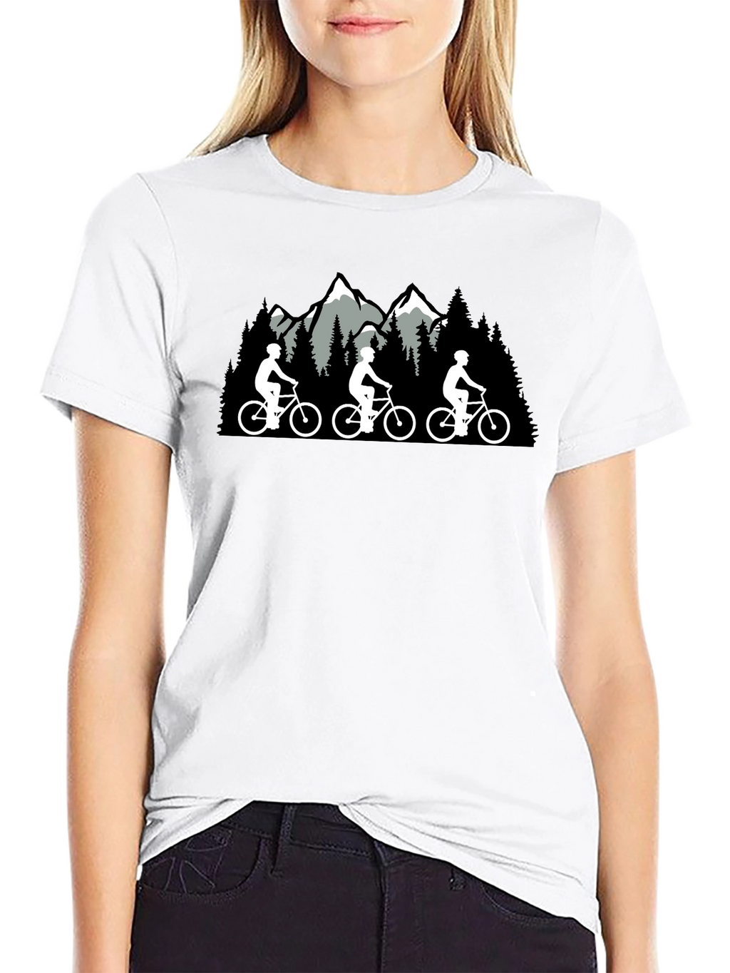 Mountain Biking Graphic Tee