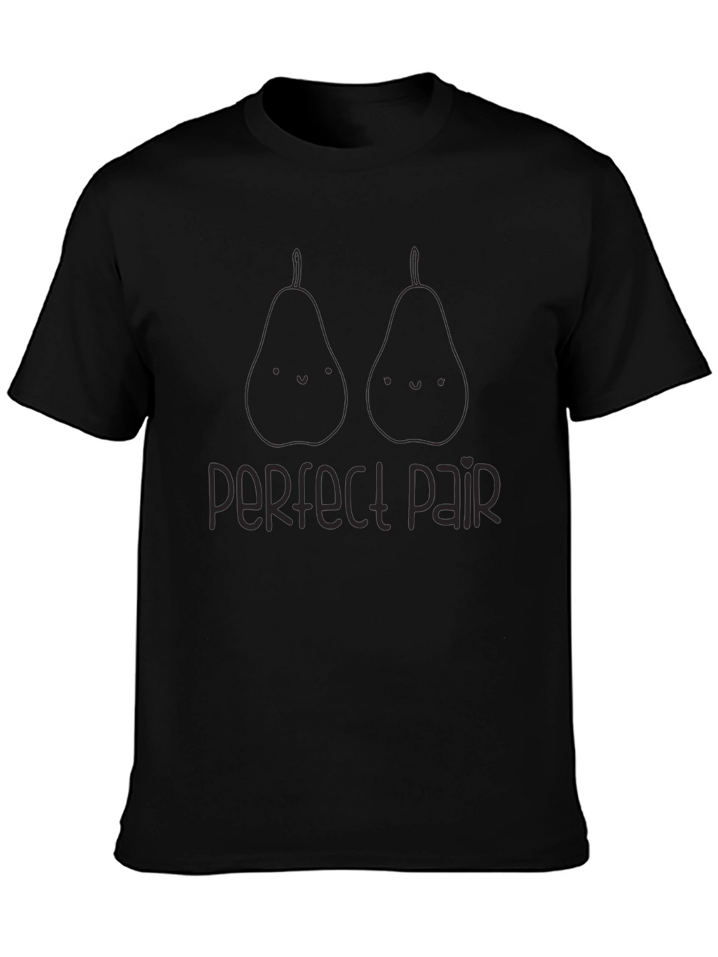 Perfect Pair Graphic Tee - Unisex Black T-Shirt