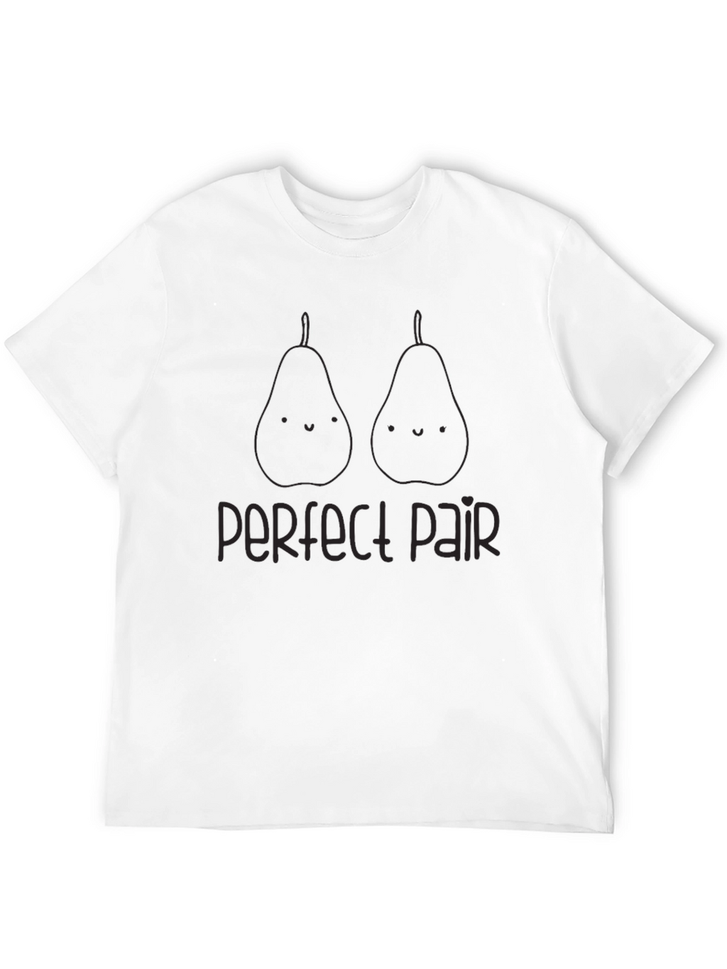 Perfect Pair Graphic Tee - Unisex Black T-Shirt