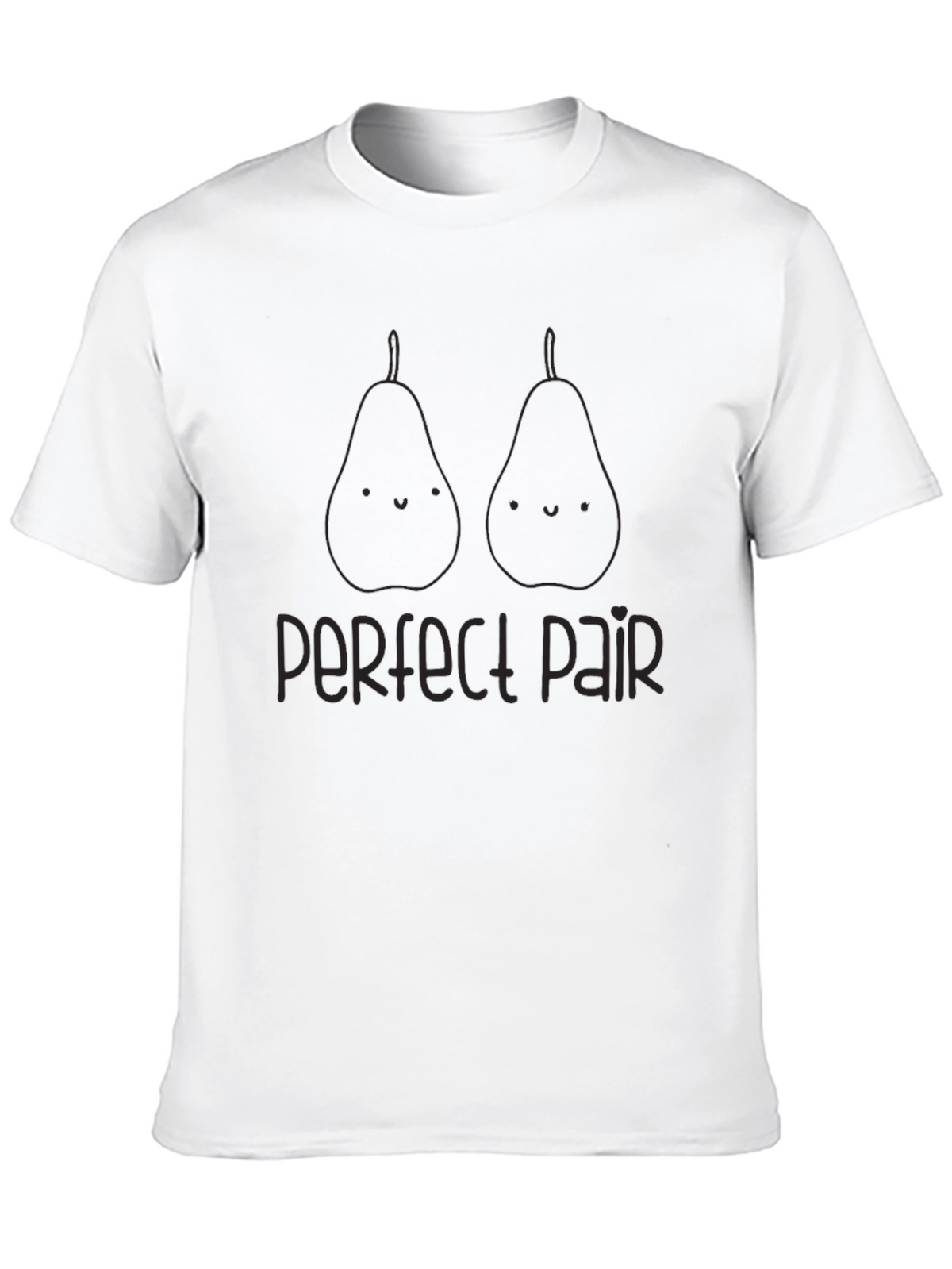 Perfect Pair Graphic Tee - Unisex Black T-Shirt