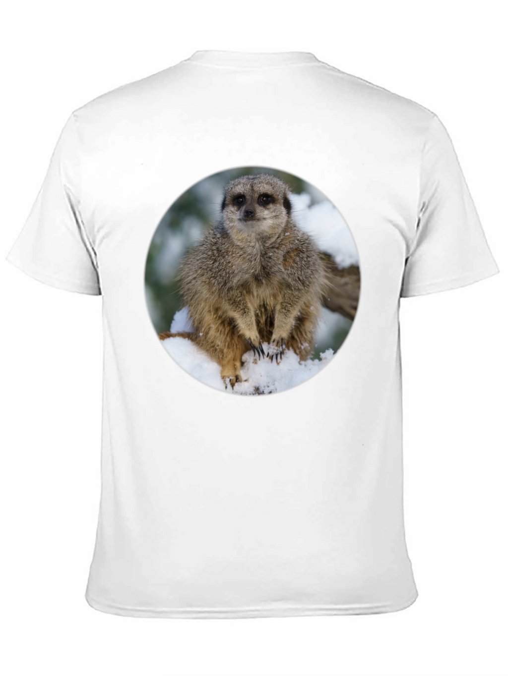 Meerkat in Snow T-Shirt - Cute Animal Tee