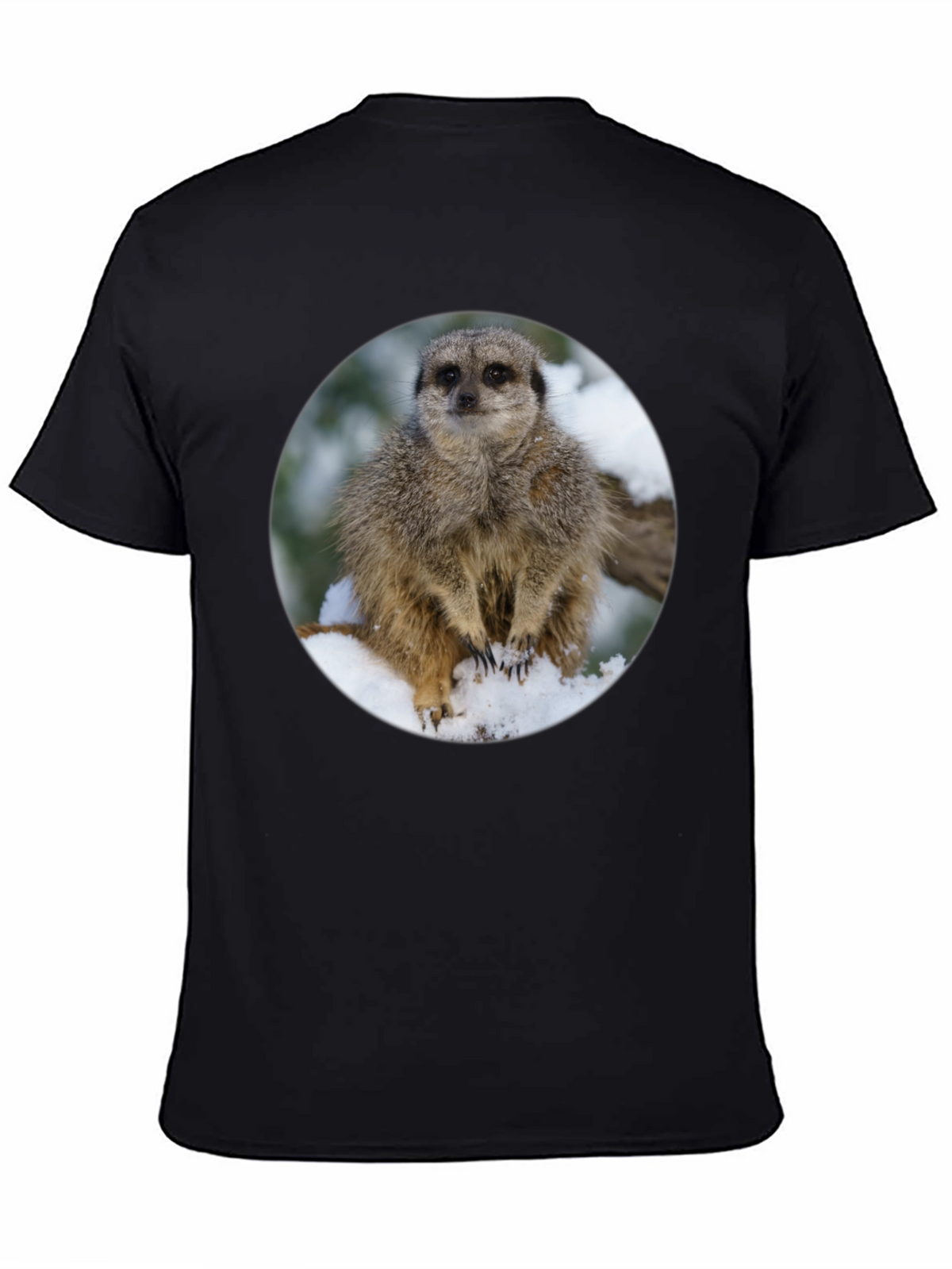 Meerkat in Snow T-Shirt - Cute Animal Tee