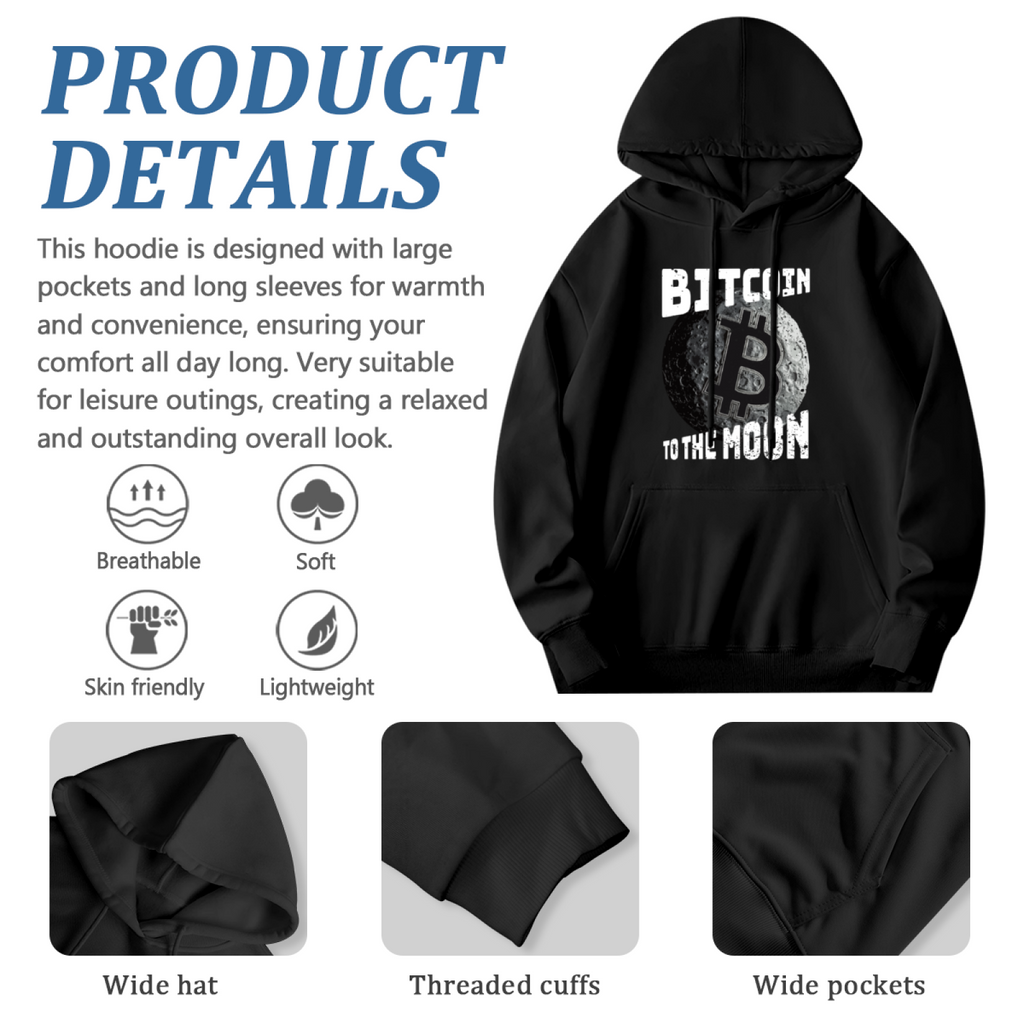 Bitcoin To The Moon Hoodie