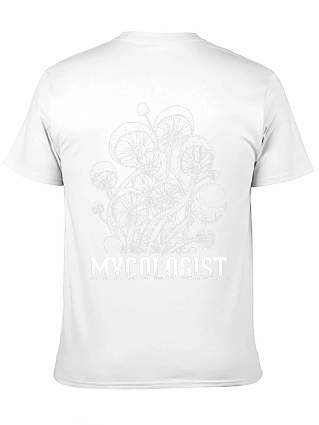Mycologist Mushroom T-Shirt - Black Cotton Graphic Tee
